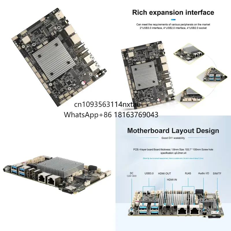 Rk3588 Mini Pc Board - 2026 Caldo! Scheda Madre di Sviluppo