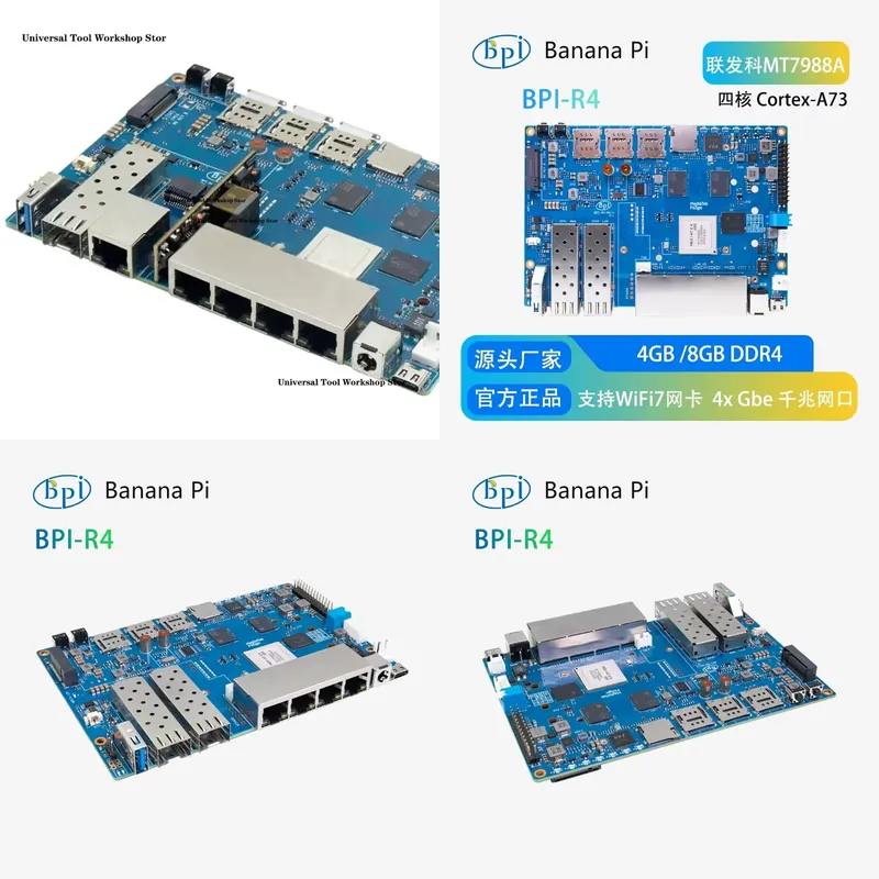 Bananapi Bpi R4 Wifi 7 - Scheda Router WiFi 7 Banana Pi