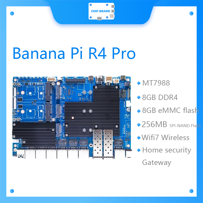 Bananapi Bpi R4 Wifi 7 - La scheda Banana Pi BPI-R4 Pro