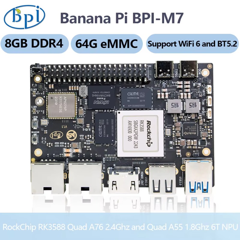 【Offerta Speciale】Scheda di Sv - Banana Pi Bpi M7 Rk3588 recensione e prezzo