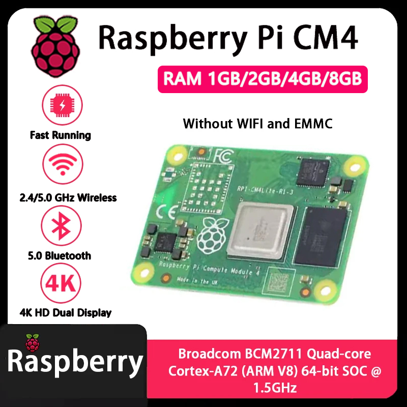 Raspberry Pi CM4 1GB/2GB/4GB/8 - Compute Module 4 32Gb Wifi recensione e prezzo