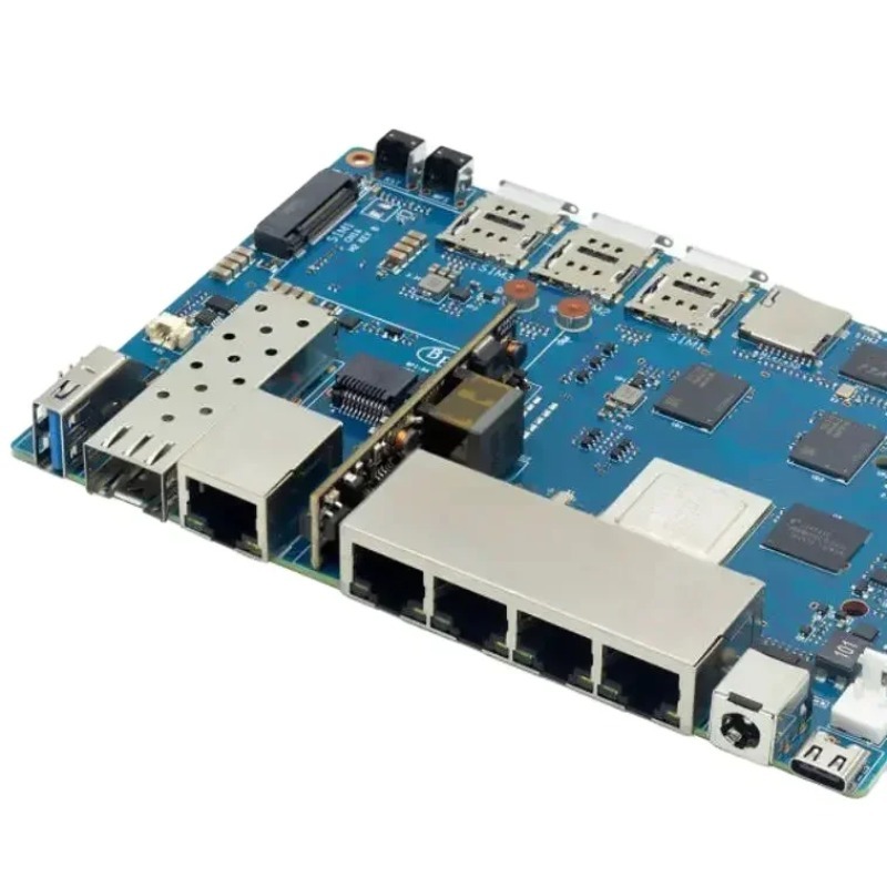 Scheda router Wifi 7 con desig - Bananapi Bpi R4 Wifi 7 recensione e prezzo