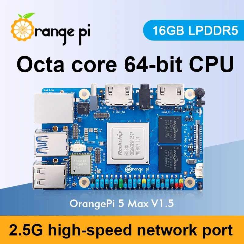 RoRuS Orange Pi 5 Max 16GB V1. - Rk3588 Mini Pc Board recensione e prezzo