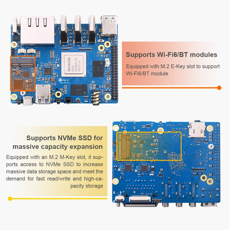 Orange Pi 5 Plus 4 8 16 GB RAM - Rk3588 Mini Pc Board recensione e prezzo